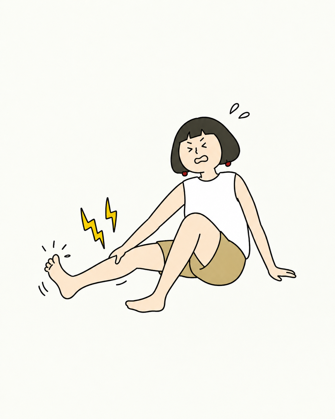 夜中に足が攣ることがある人は
